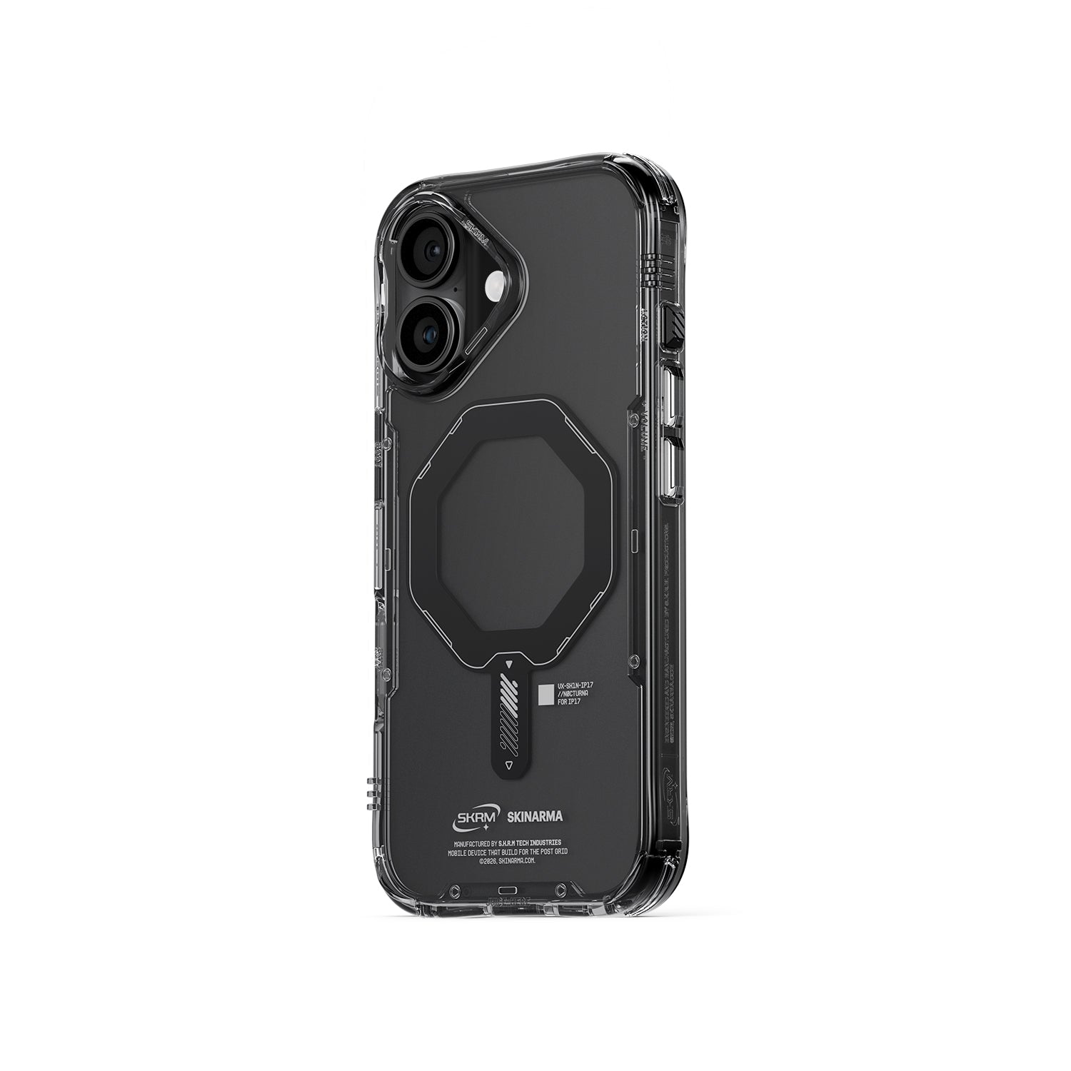 SkinArma Saido MagSafe Case for iPhone 17 | Black SkinArma Saido MagSafe Case for iPhone 17 | Black